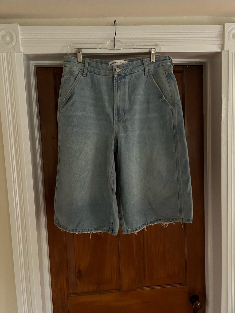Bershka Light Blue Denim Jean Shorts